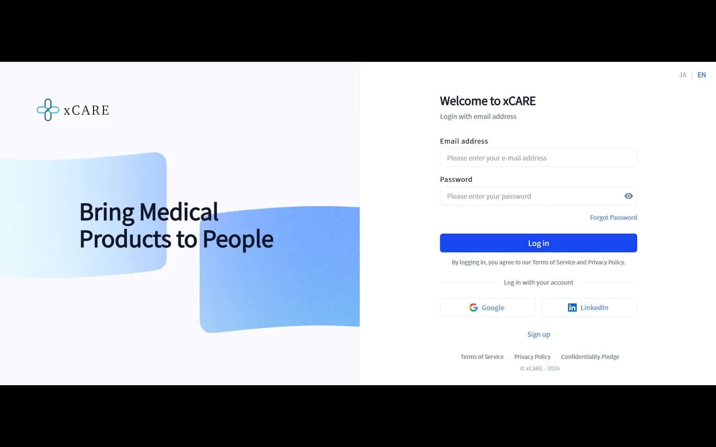 Healthcare Management Platform — screenshot